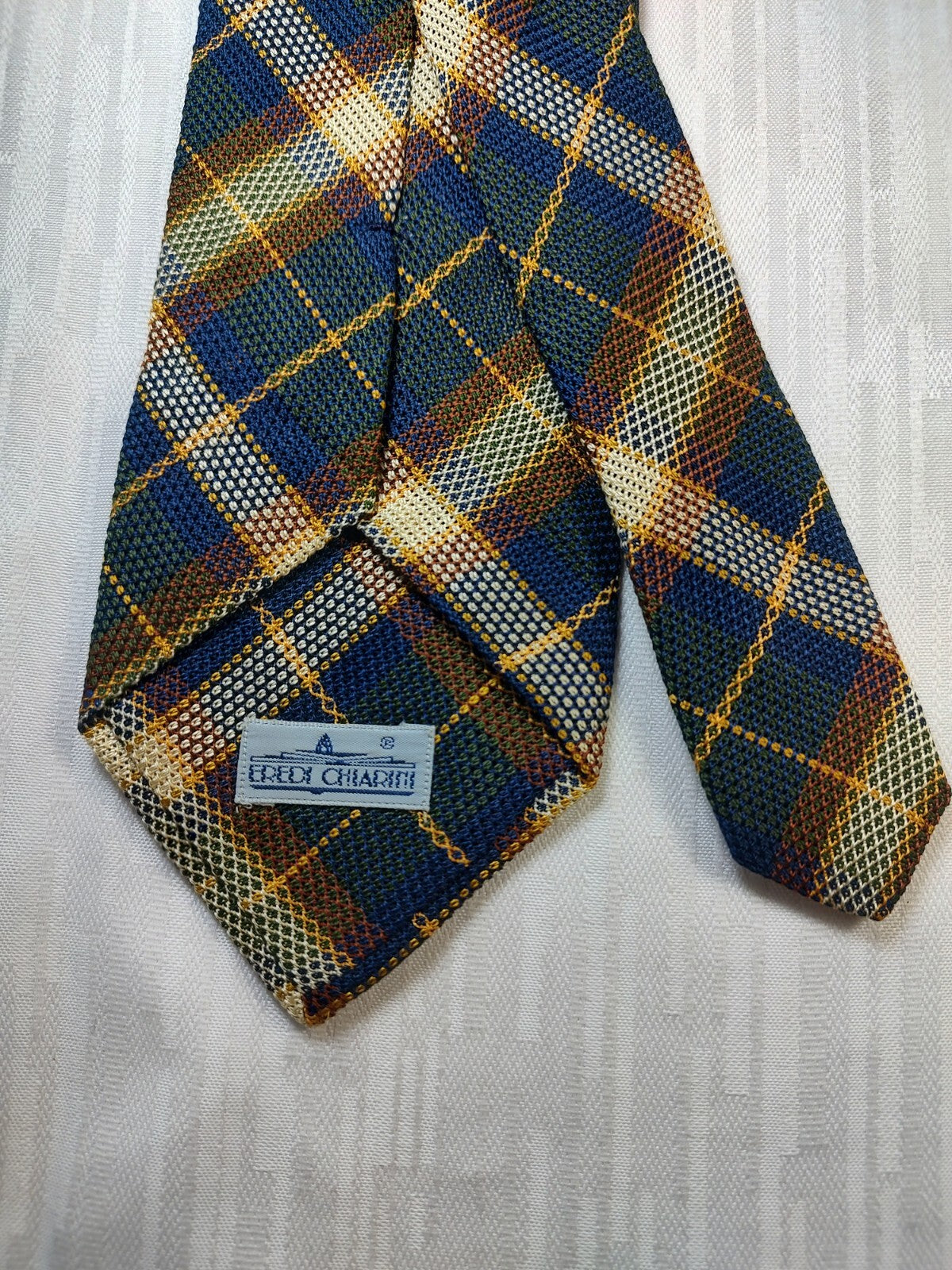 EREDI CHIARINI  SILK TIE SETA CRAVATTA NECKTIE MADE IN ITALY SELF TIPPED