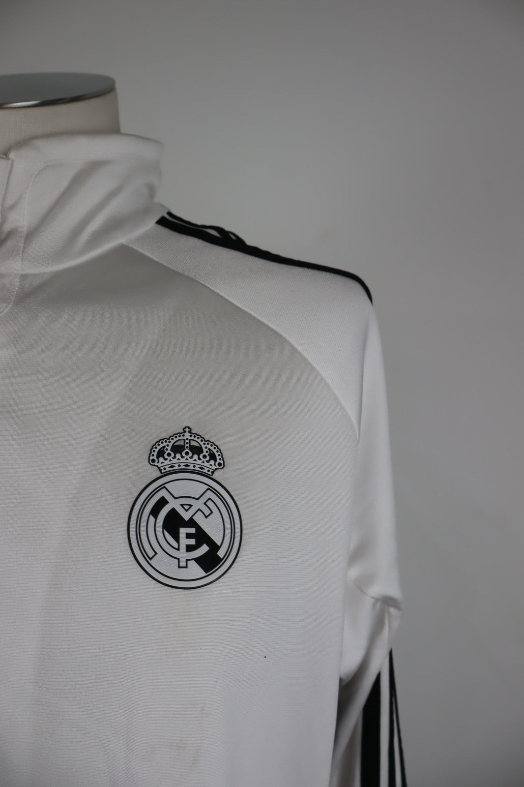 ADIDAS REAL MADRID GIACCA SPORT CALCIO UOMO Tg 6 MAN VINTAGE JACKET SOCCER