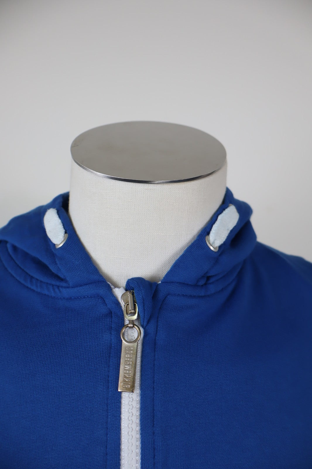 BIKKEMBERGS FELPA SMANICATA CAPPUCCIO MAGLIA UOMO Tg M MAN SWEATSHIRT VINTAGE