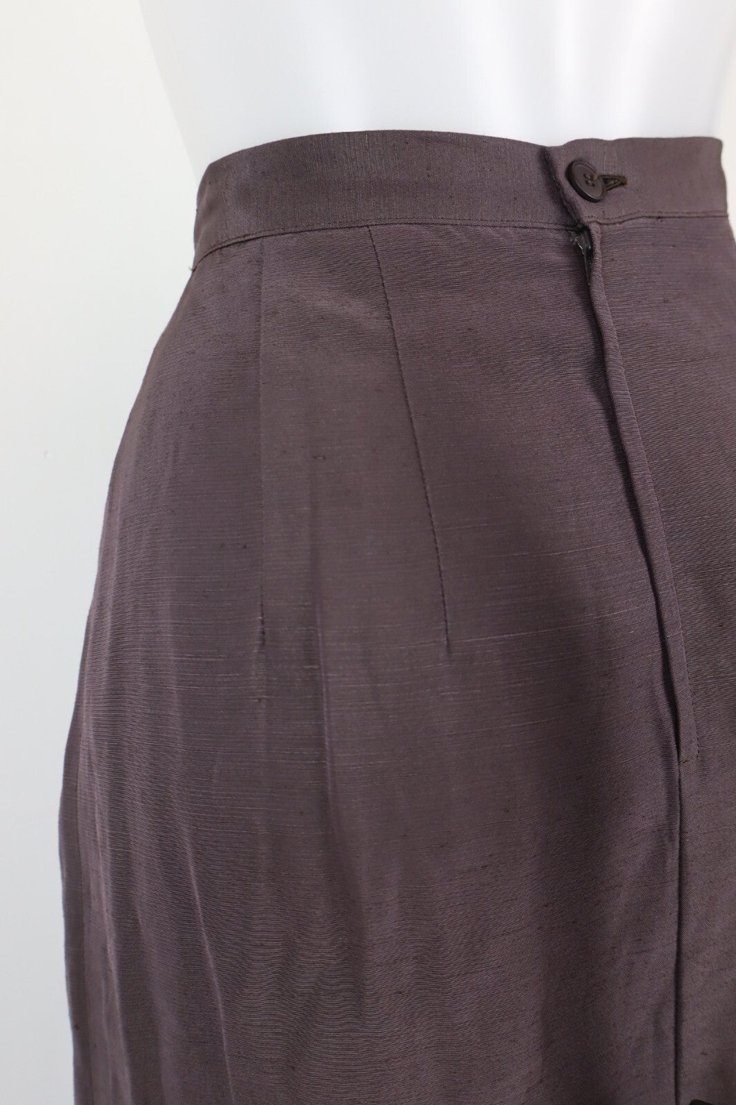 LUISA SPAGNOLI GONNA DONNA LINO VISCOSA WOMAN LINEN SKIRT Tg. 48 CASUAL VINTAGE
