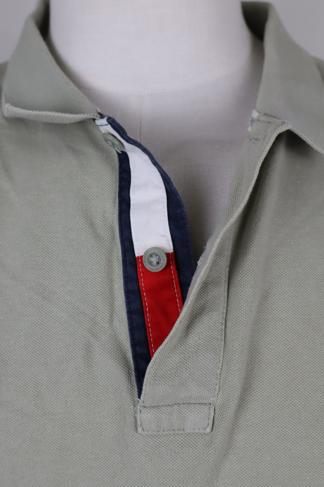 TOMMY HILFIGER JEANS MAGLIA UOMO COTONE TG. L MAN COTTON POLO CASUAL VINTAGE