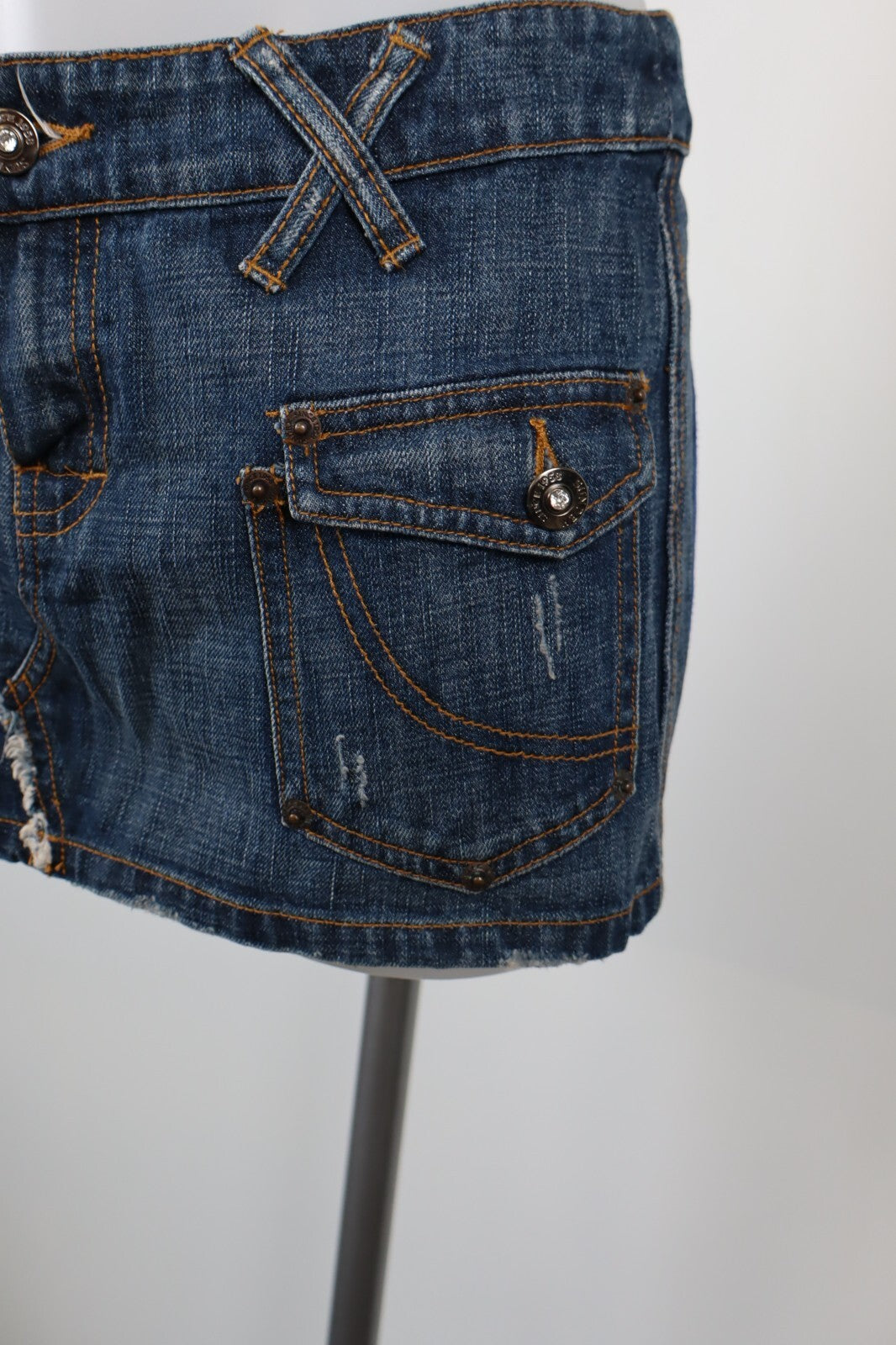 SUNDEK GONNA DONNA TG. 42 WOMAN VINTAGE SKIRT CASUAL COTONE DENIM