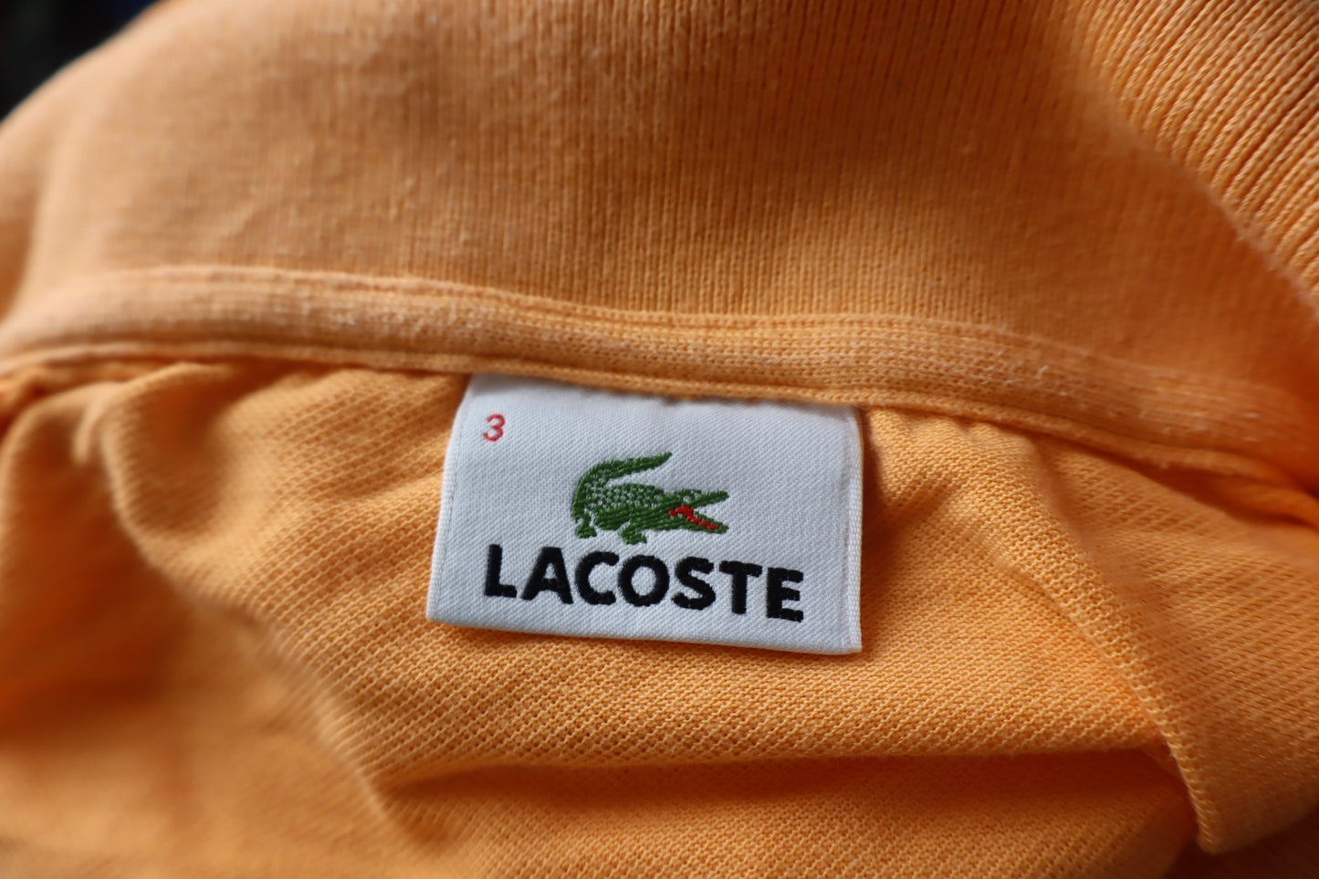 LACOSTE POLO MAGLIA UOMO COTONE TG. 3 MAN COTTON SHIRT CASUAL VINTAGE LOGO
