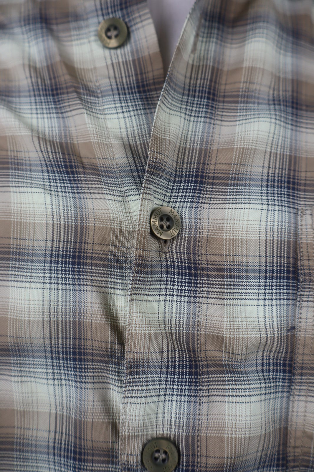 MAMMUT CAMICIA UOMO TG. L MAN CASUAL VINTAGE  T-SHIRT COTONE COTTON TASCA LOGO