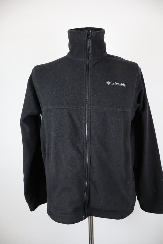 COLUMBIA FELPA CON ZIP JACKET UOMO Tg S MAN SPORT JACKET SWEATSHIRT VINTAGE
