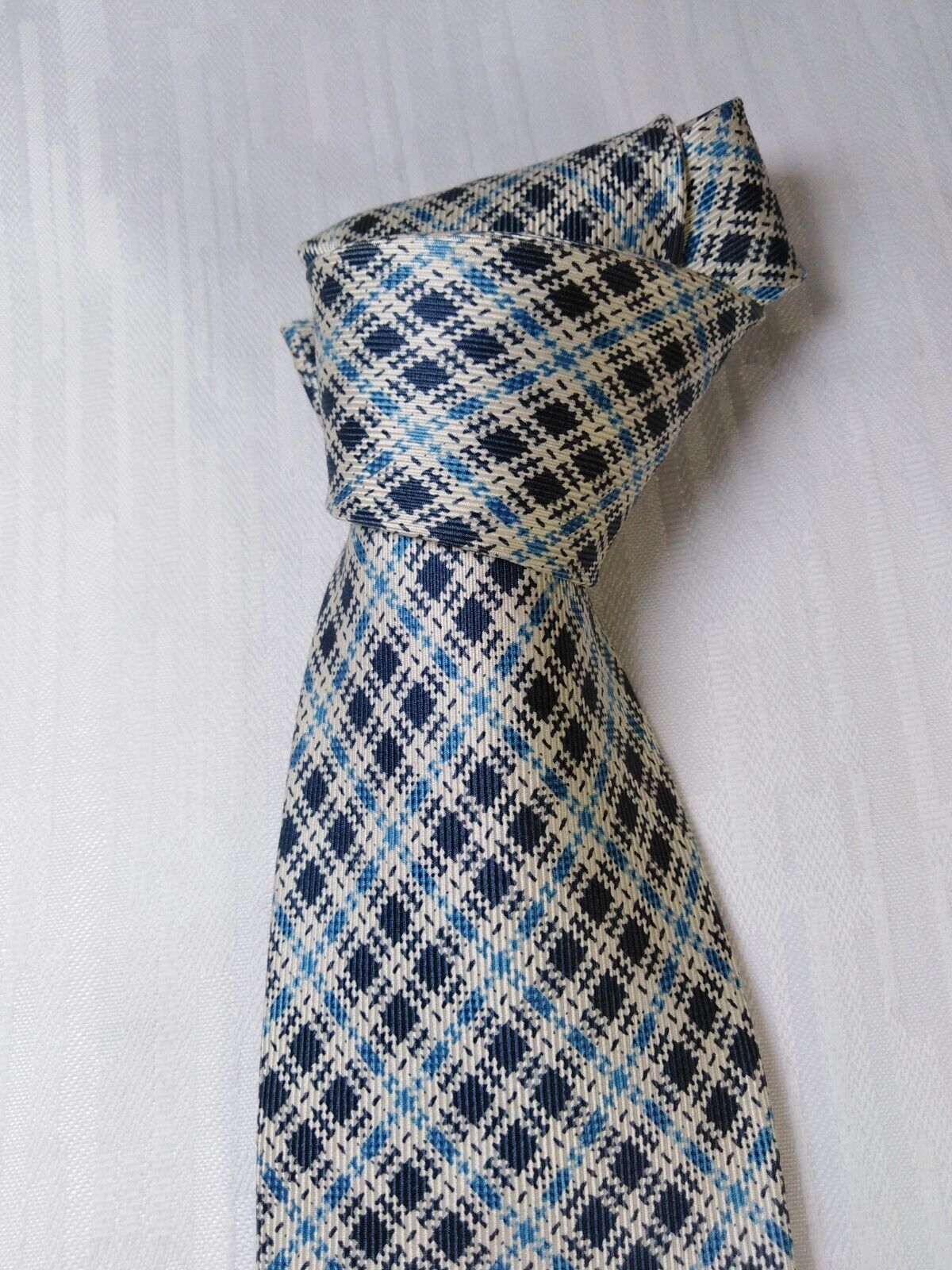 MICKY 100% SETA SILK TIE CRAVATTA NECKTIE ITALY VINTAGE CLASSIC