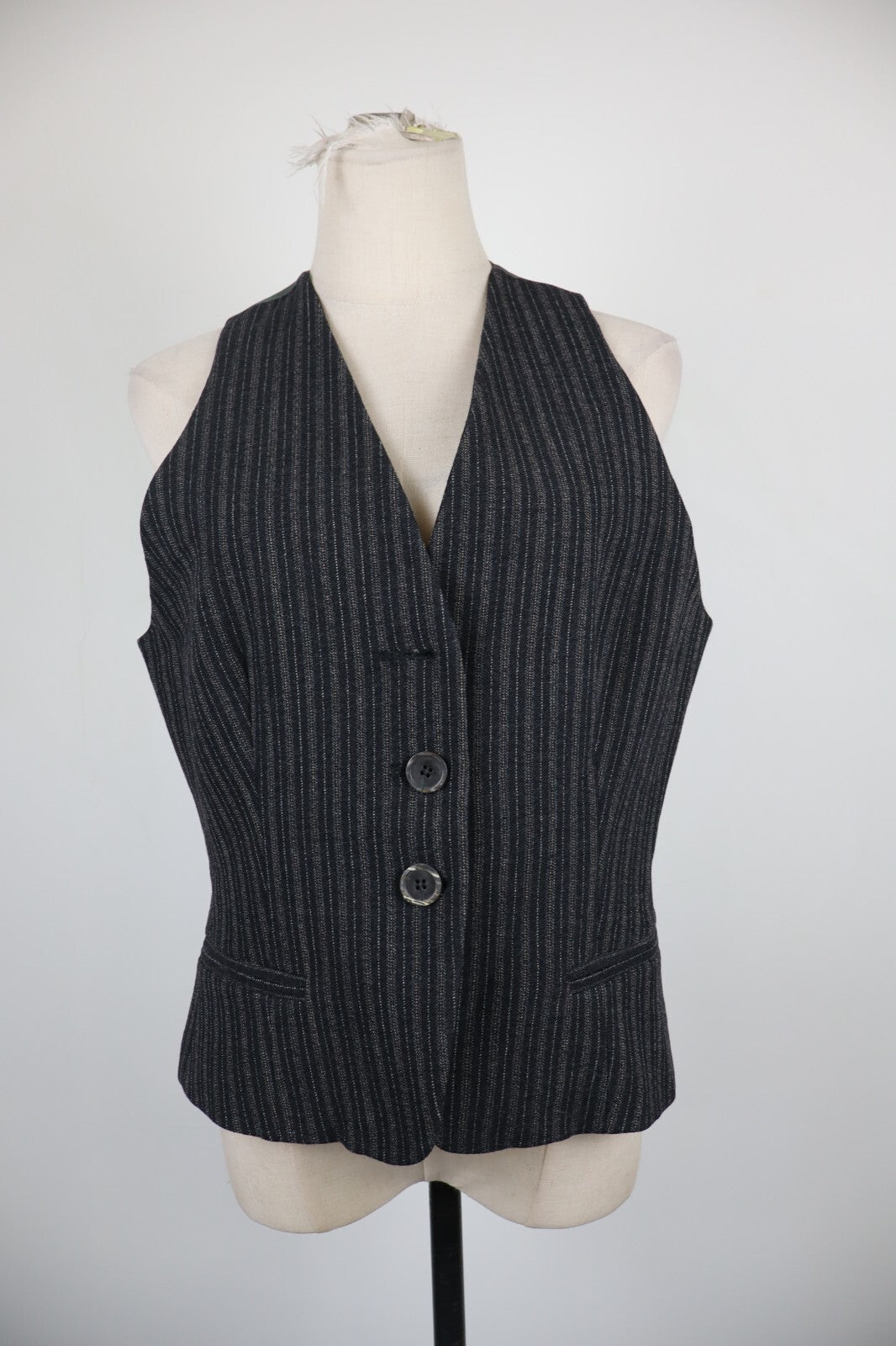 MAX MARA SMANICATO GILET DONNA Tg 46 WOMAN CASUAL VINTAGE JACKET SOTTOGIACCA