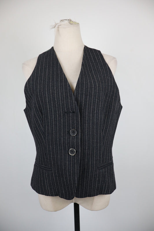 MAX MARA SMANICATO GILET DONNA Tg 46 WOMAN CASUAL VINTAGE JACKET SOTTOGIACCA
