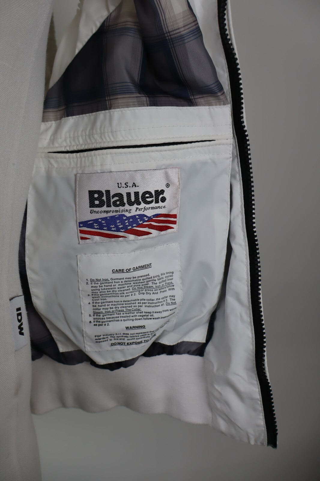 BLAUER GIUBBINO SMANICATO GILET UOMO TG M MAN CASUAL VINTAGE JACKET