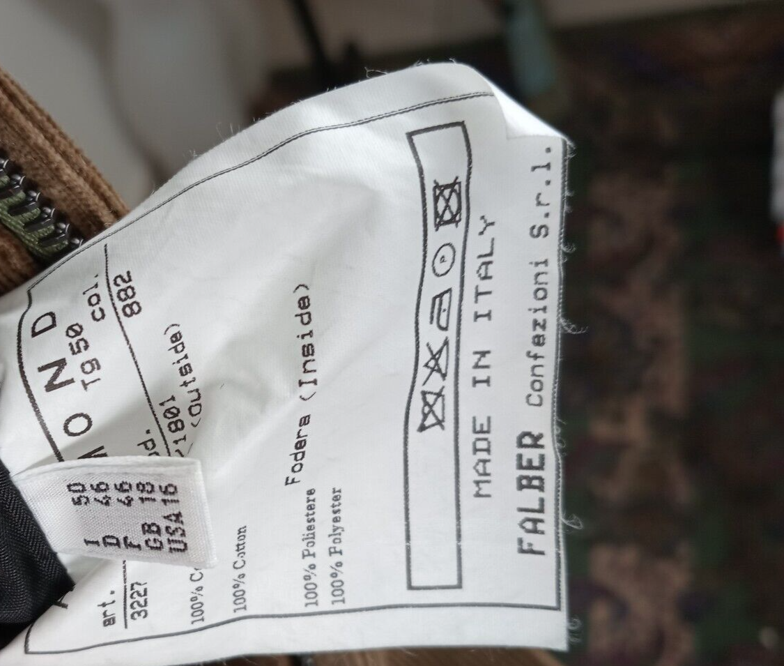 RICHMOND GIUBBINO IMBOTTITO UOMO Tg 50 VINTAGE MAN JACKET CASUAL