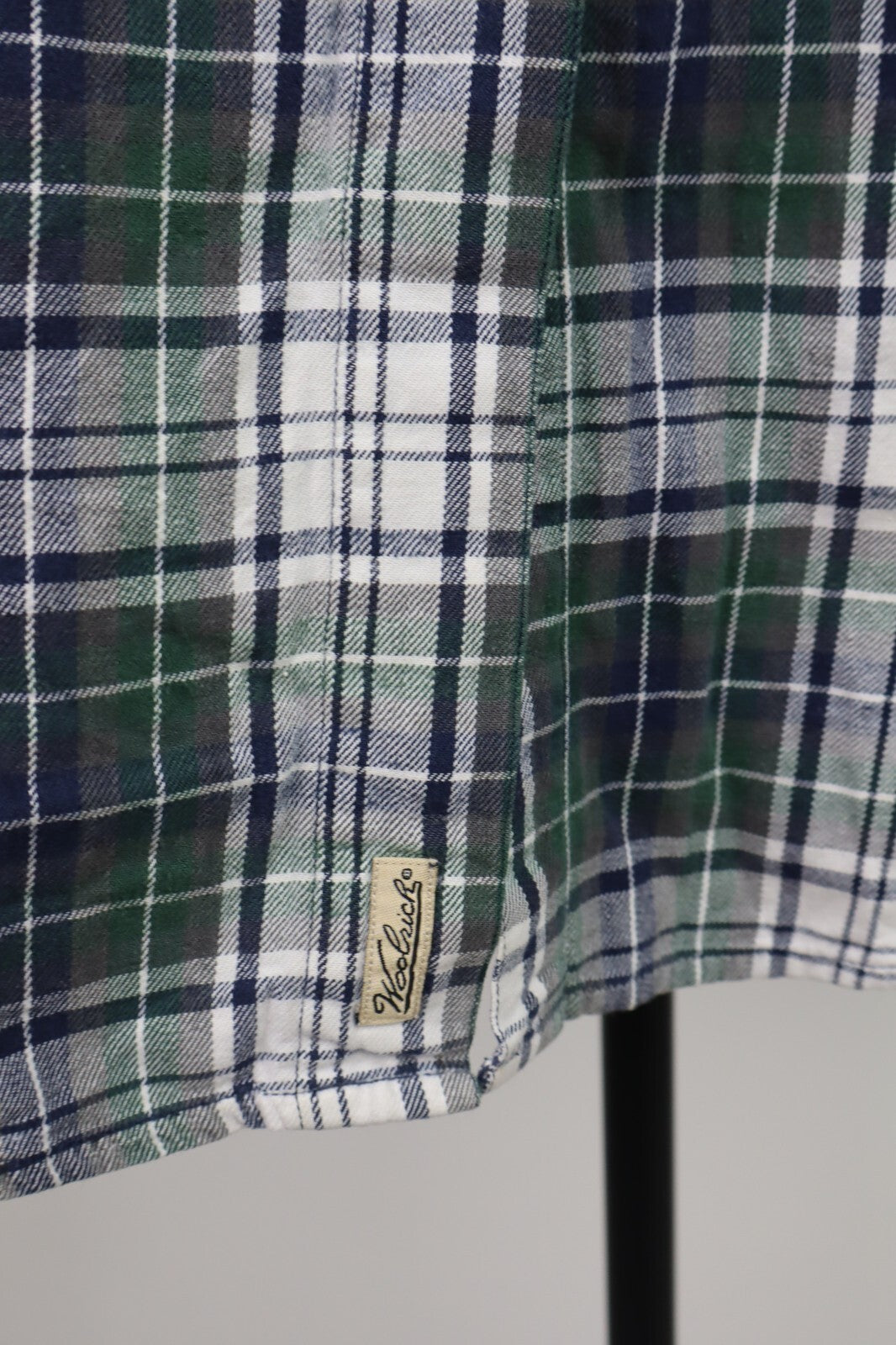 WOOLRICH CAMICIA BLUSA DONNA TG. L WOMAN SHIRT CASUAL VINTAGE COTONE FLANELLA