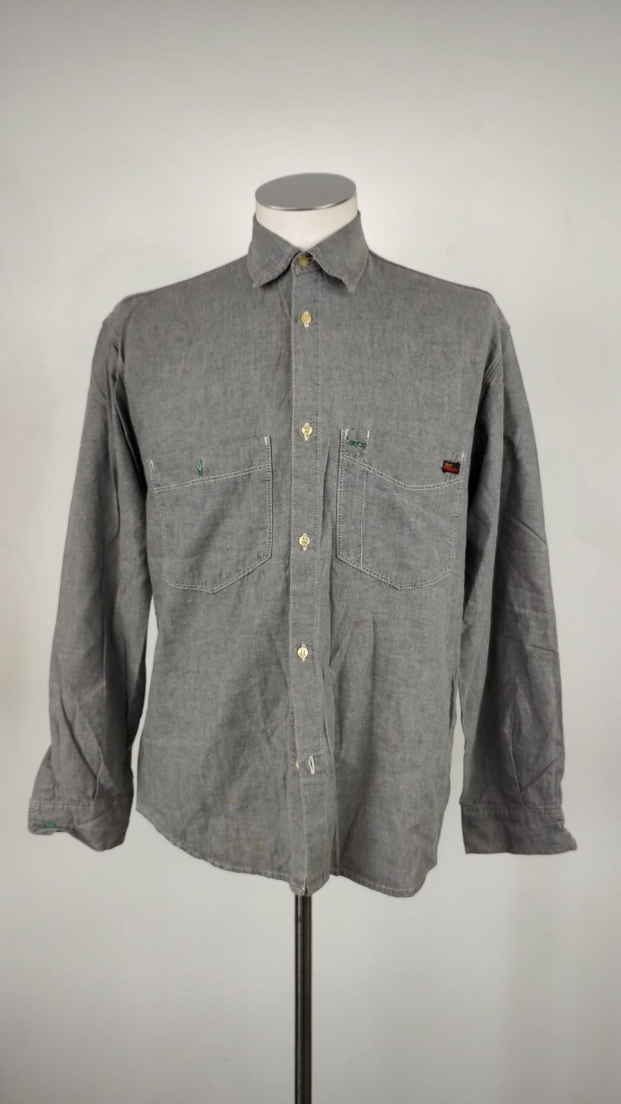 ROY ROGER'S CAMICIA UOMO TG M MAN CASUAL VINTAGE SHIRT COTONE COTTON