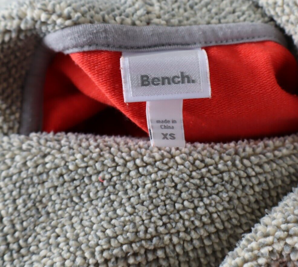 BENCH FELPA MAGLIA DONNA Tg XS WOMEN CASUAL VINTAGE SPORT SWEATSHIRT