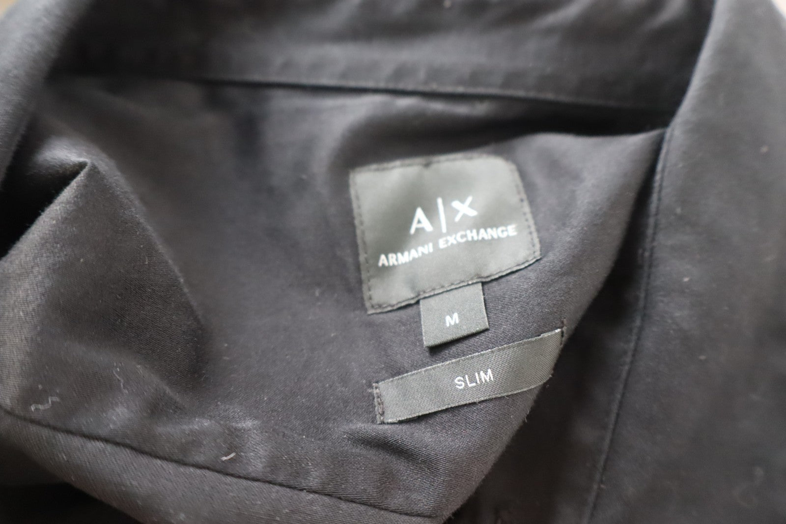 AX ARMANI EXCHANGE CAMICIA UOMO COTONE TG. M  MAN CASUAL VINTAGE SHIRT COTONE