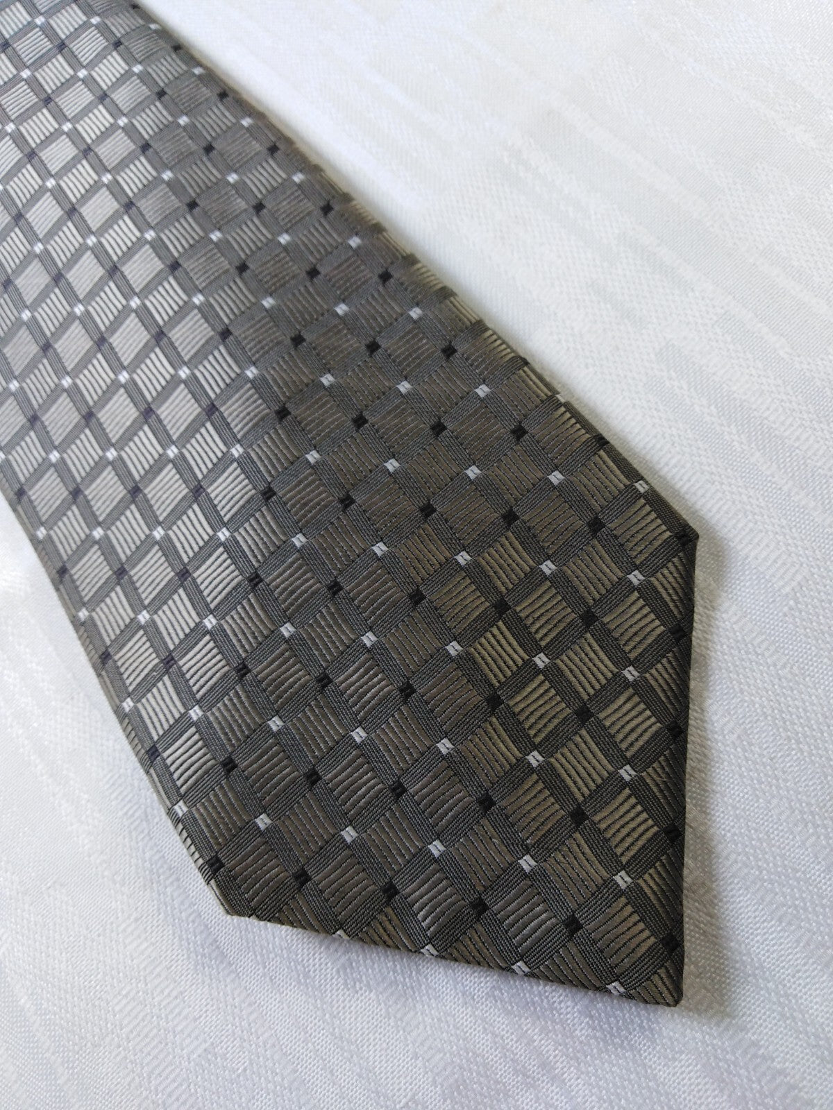 PICARDI NAPOLI 100% SETA SILK TIE CRAVATTA NECKTIE ITALY VINTAGE SELF TIPPED