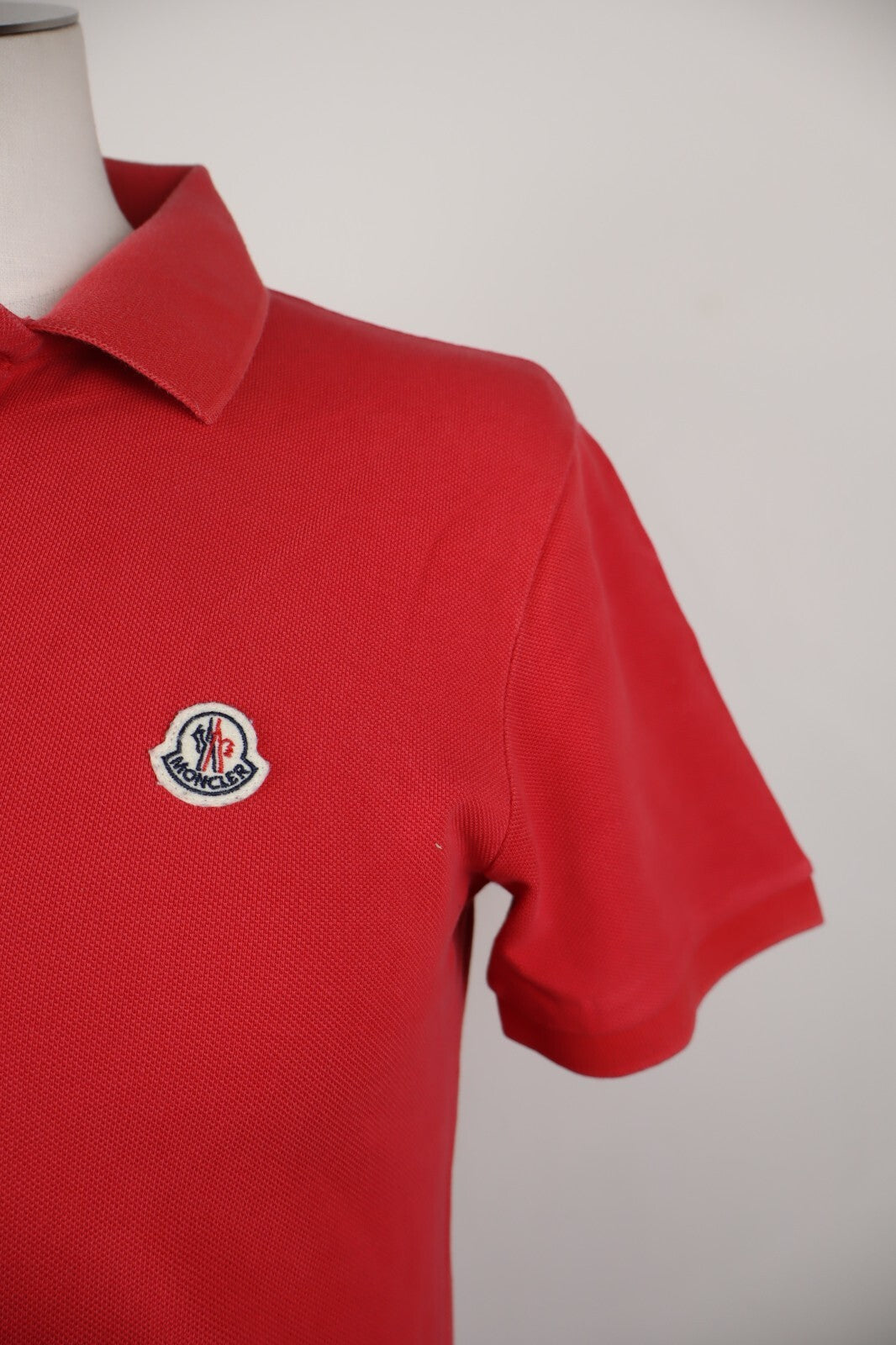 MONCLER POLO MAGLIA UOMO COTONE TG S MAN COTTON T-SHIRT CASUAL VINTAGE LOGO