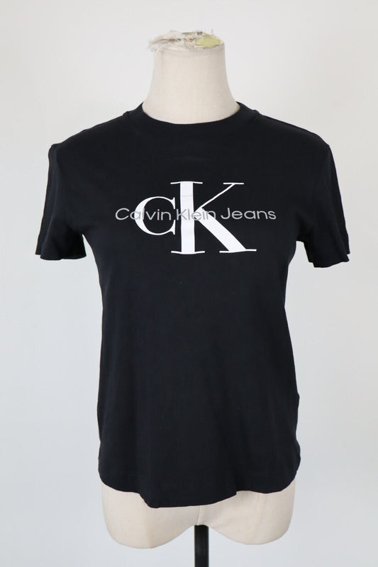 CALVIN KLEIN JEANS CK MAGLIA DONNA TG. XS WOMAN CASUAL VINTAGE T-SHIRT COTONE