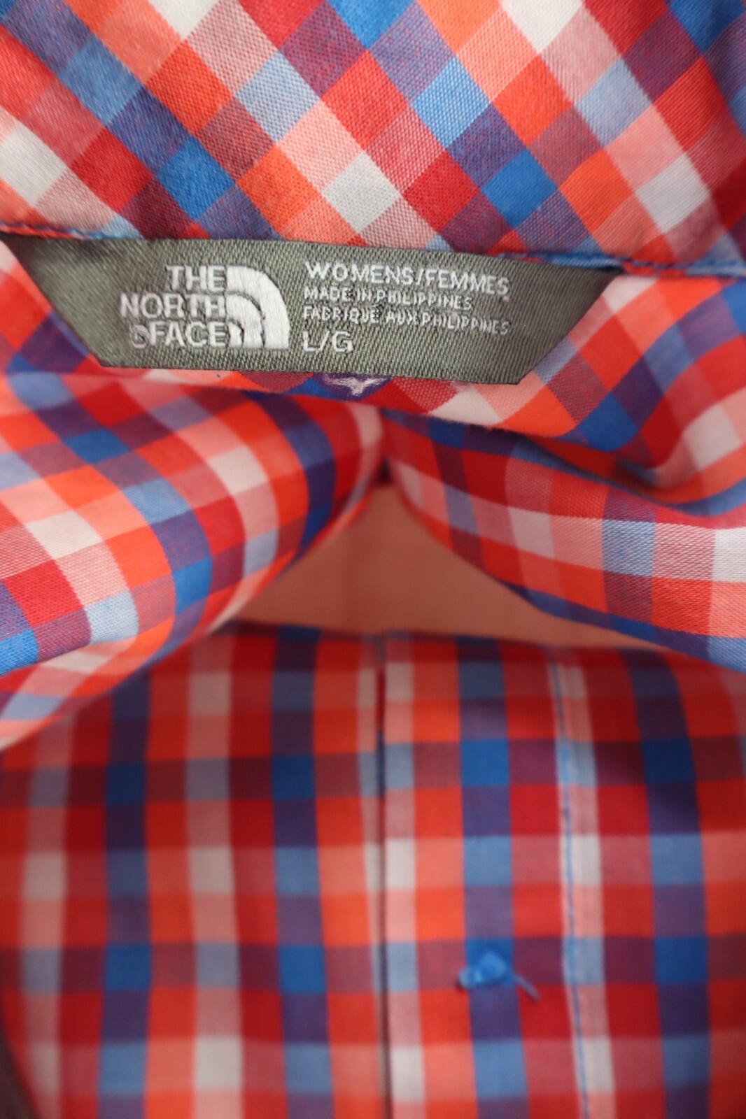 THE NORTH FACE CAMICIA DONNA TG. L WOMAN SHIRT CASUAL VINTAGE COTONE