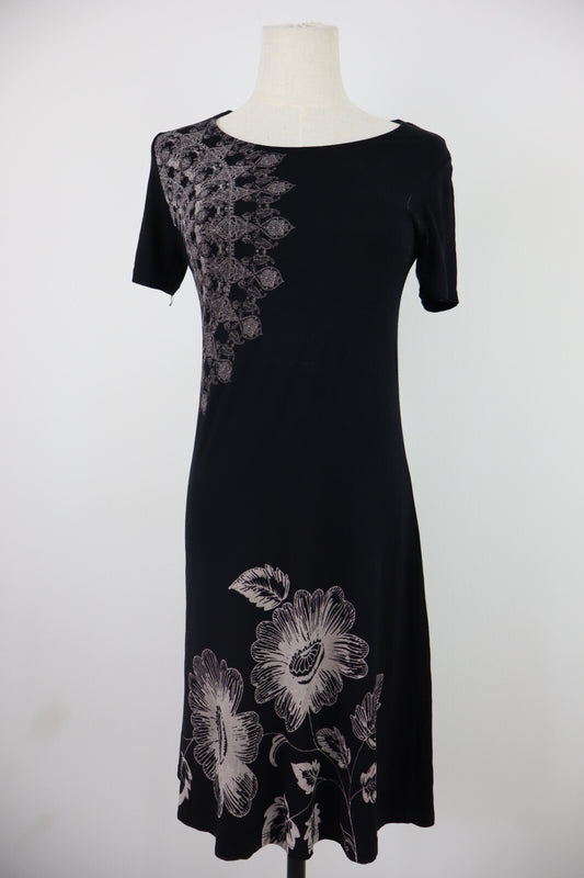 DESIGUAL VESTITO DONNA TG. M WOMAN CASUAL VINTAGE DRESS ABITO