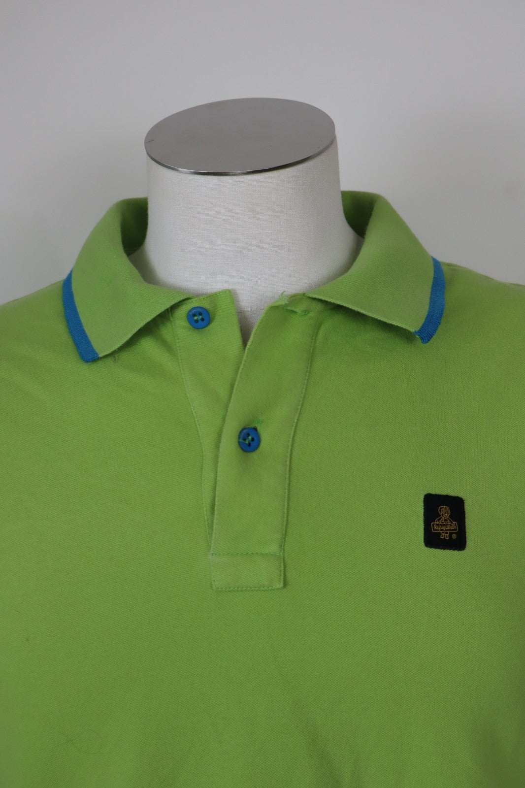 REFRIGIWEAR MAGLIA POLO COTONE UOMO TG. S MAN T-SHIRT CASUAL VINTAGE COTONE