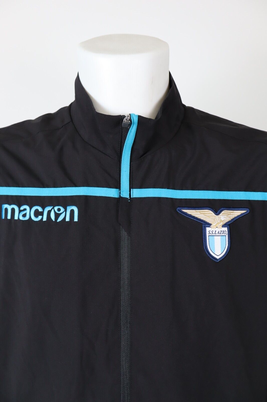 MACRON LAZIO TUTA COMPLETA CALCIO UOMO Tg M TRACKSUIT SPORT VINTAGE