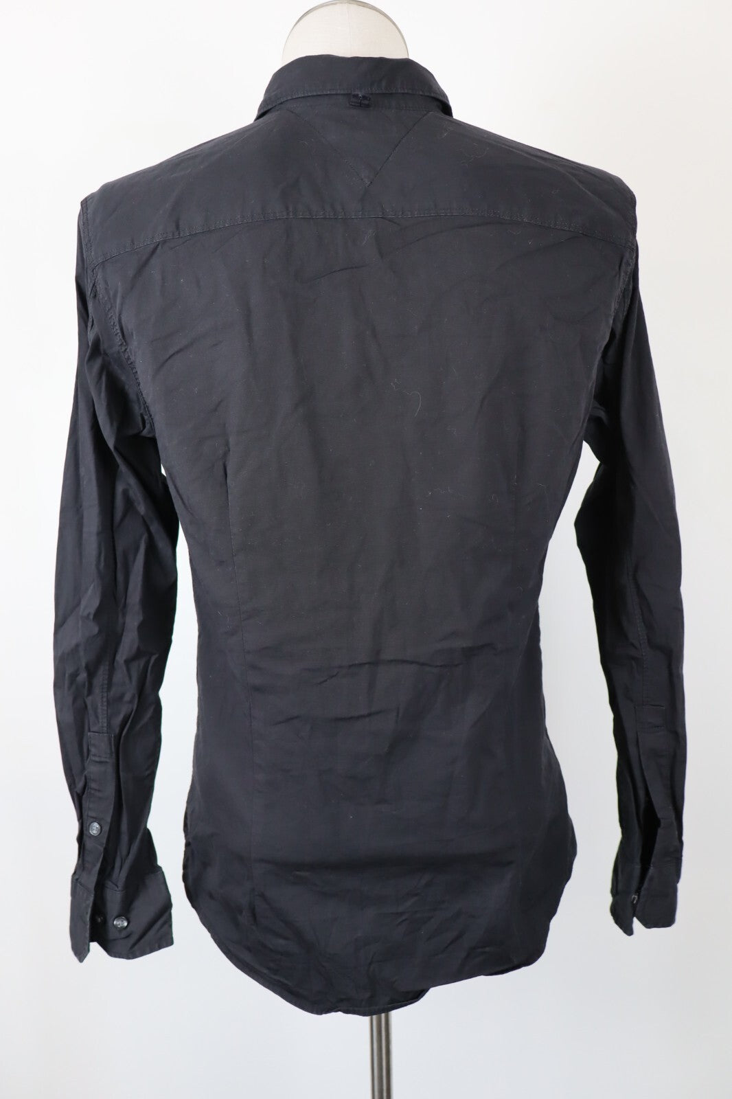 TOMMY JEANS HILFIGER CAMICIA SHIRT UOMO Tg M MAN VINTAGE CASUAL COTONE SLIM FIT