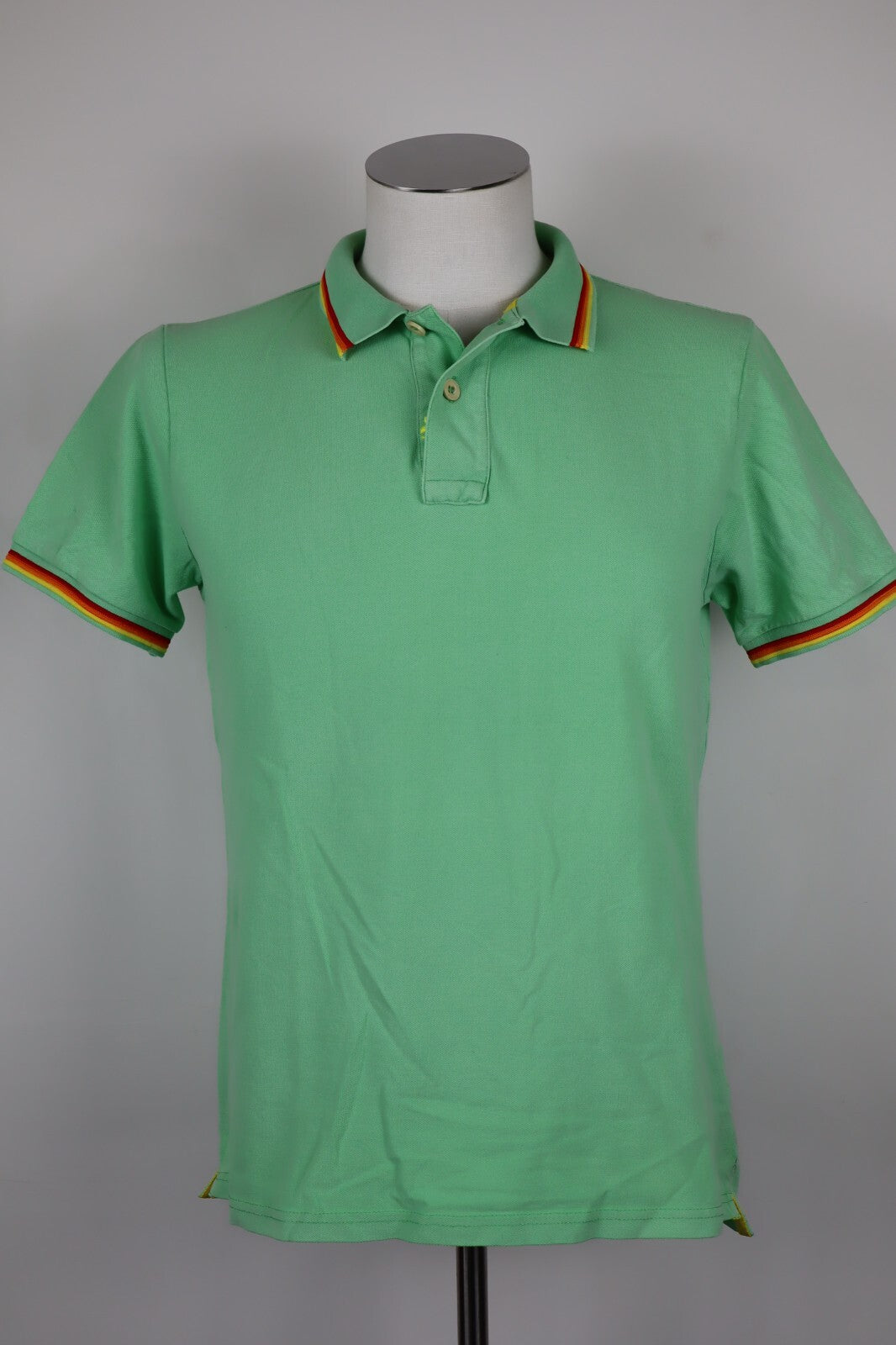 SUNDEK MAGLIA POLO UOMO COTONE TG. M MAN COTTON SHIRT CASUAL VINTAGE VERDE