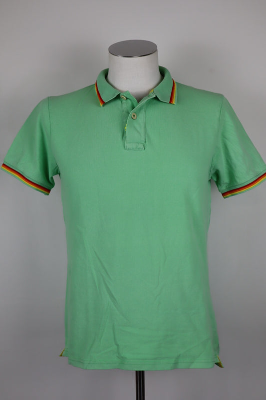 SUNDEK MAGLIA POLO UOMO COTONE TG. M MAN COTTON SHIRT CASUAL VINTAGE VERDE