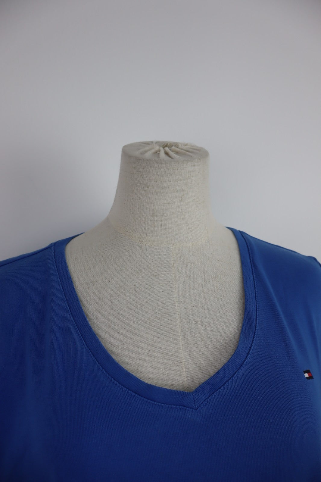 TOMMY HILFIGER MAGLIA DONNA TG. L WOMAN CASUAL VINTAGE T-SHIRT TOP COTONE