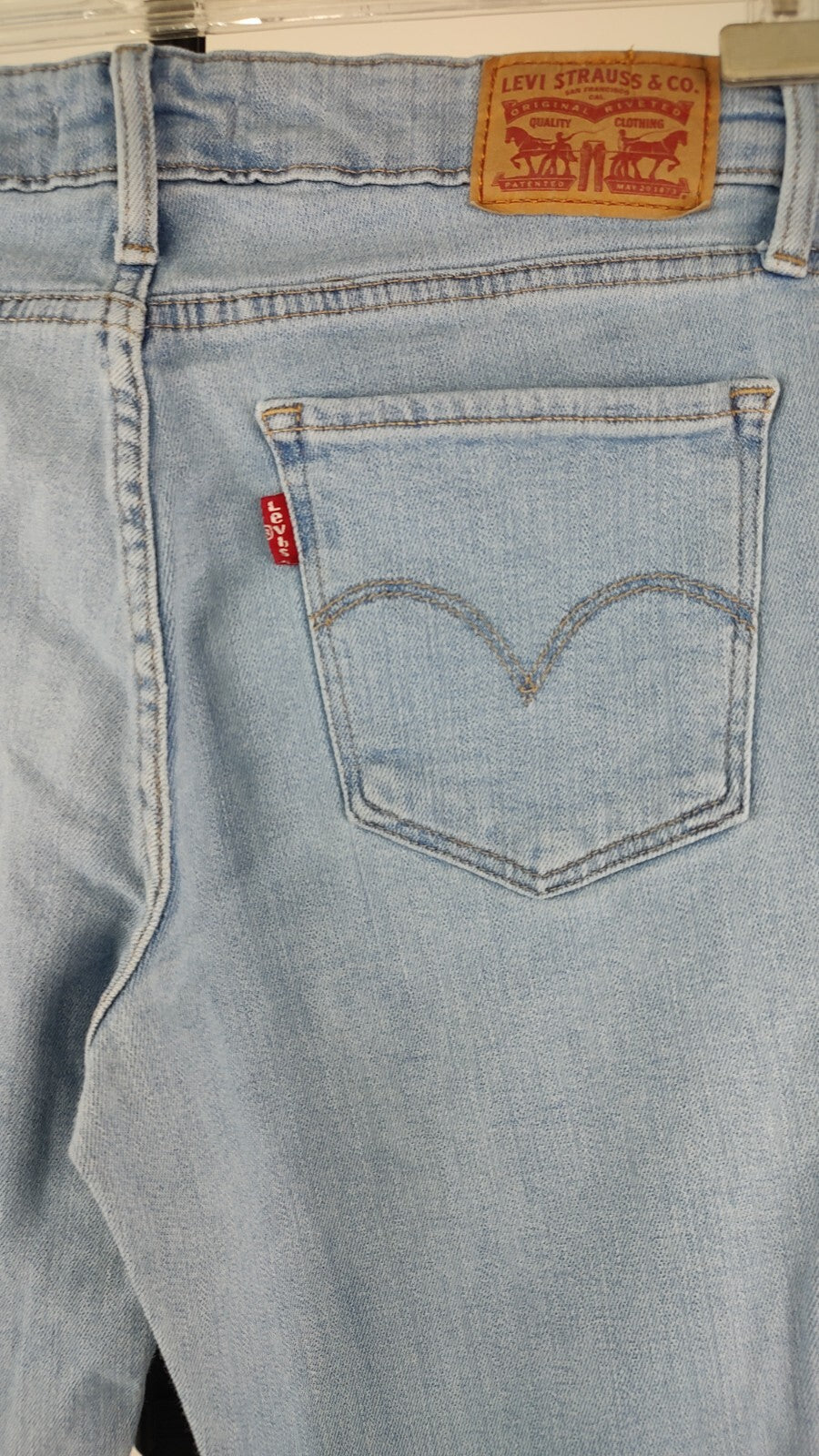 LEVI'S 711 PANTALONE DENIM JEANS DONNA TG W27 41 WOMAN VINTAGE PANTS