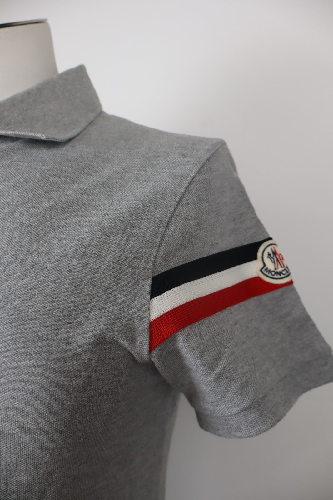MONCLER POLO MAGLIA UOMO COTONE TG S MAN COTTON T-SHIRT CASUAL VINTAGE LOGO