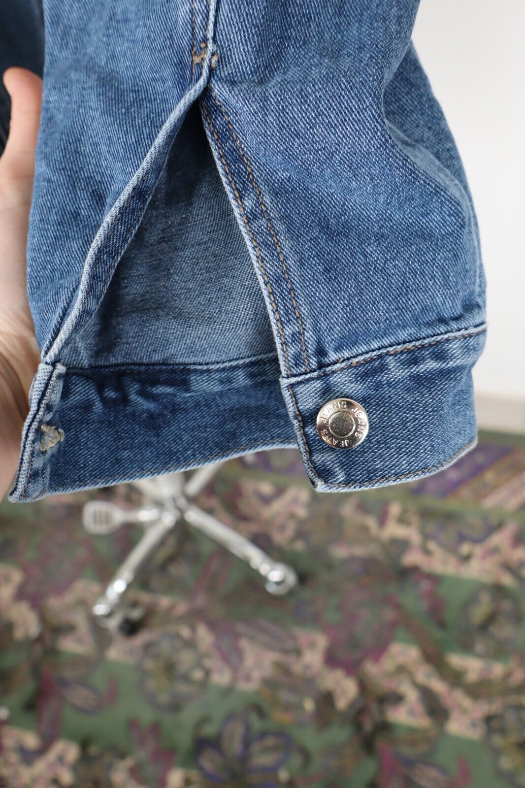 CALVIN KLEIN JEANS GIUBBINO DENIM COTONE UOMO Tg 3XL MAN CASUAL VINTAGE JACKET