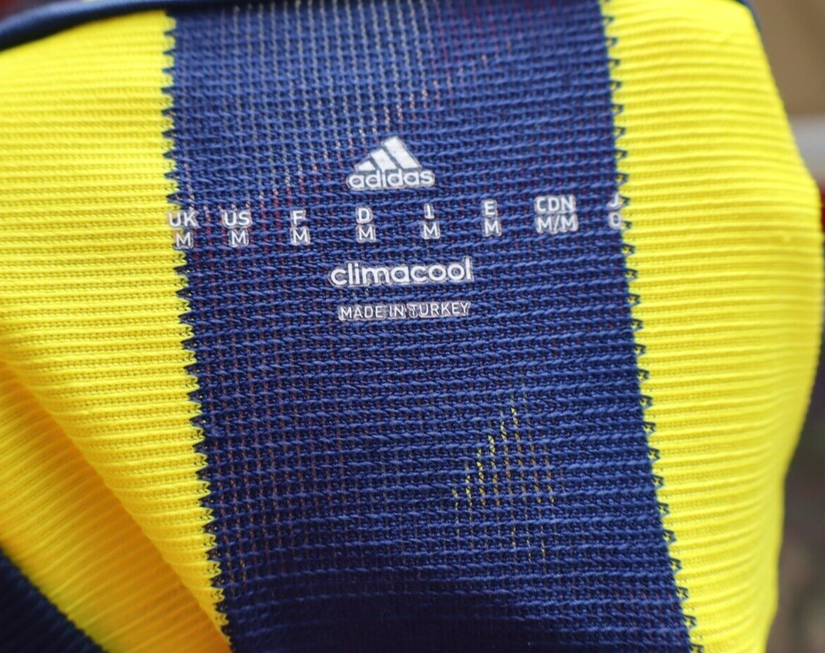 ADIDAS FENERBAHCE MAGLIA CALCIO UOMO Tg M SOCCER JERSEY TRIKOT VINTAGE SPORT