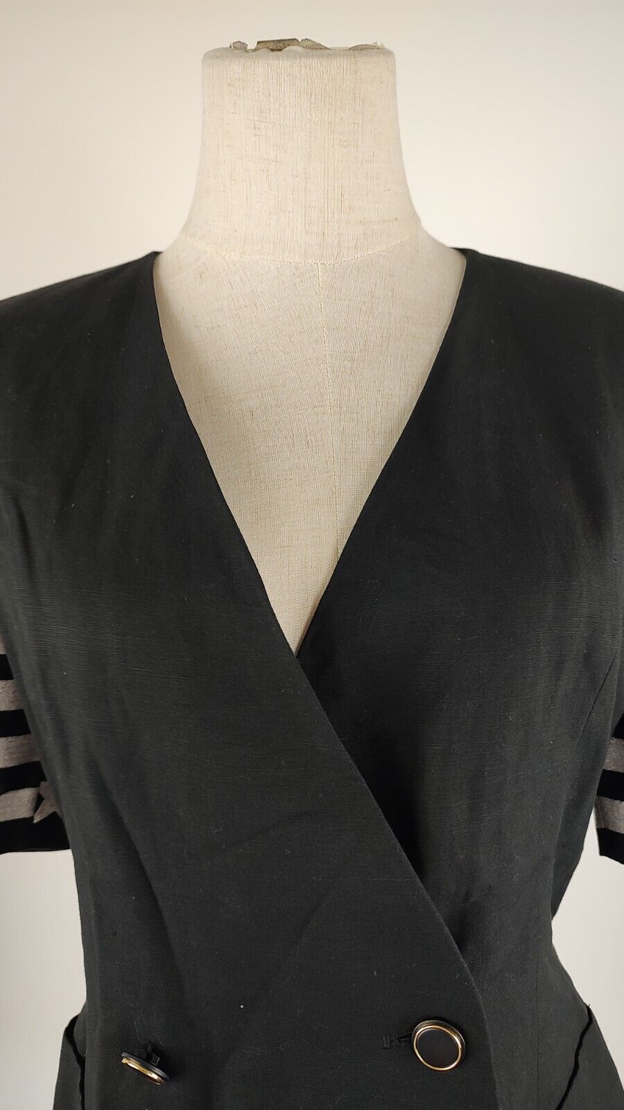 BYBLOS GIACCA LINO DONNA Tg 42 WOMAN CASUAL VINTAGE LINEN JACKET