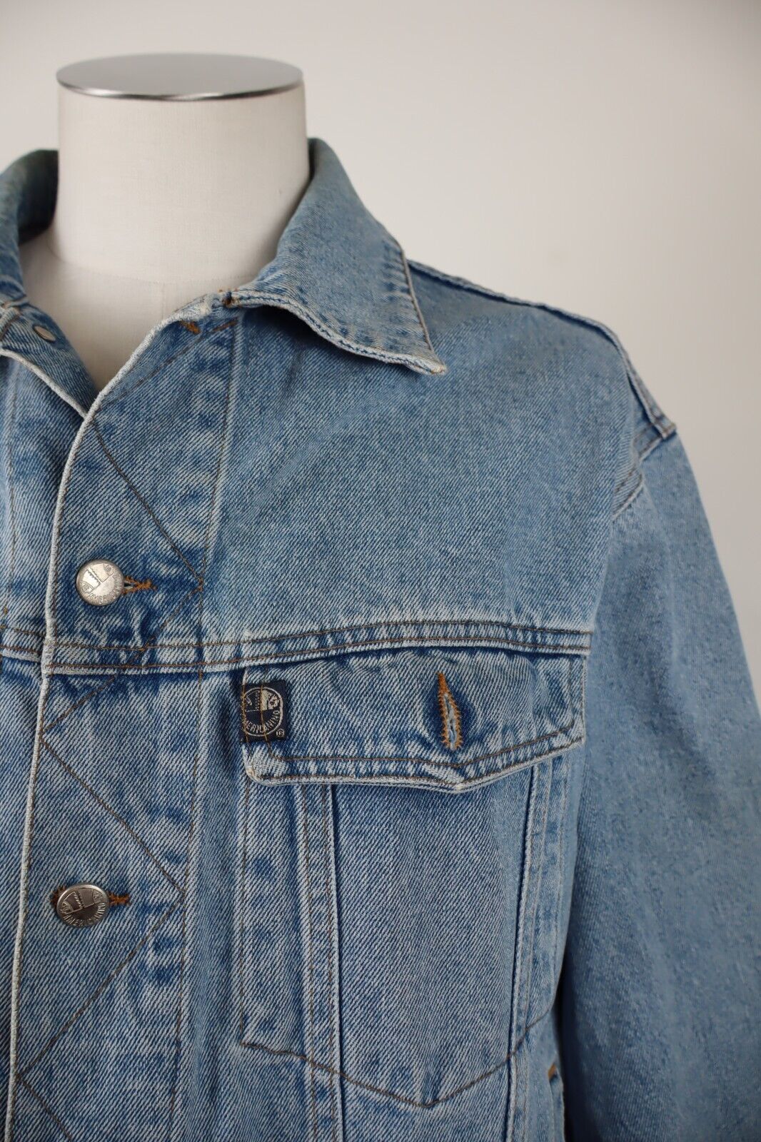 AMERICANINO GIUBBINO GIUBBINO JEANS DENIM UOMO Tg L MAN CASUAL JACKET