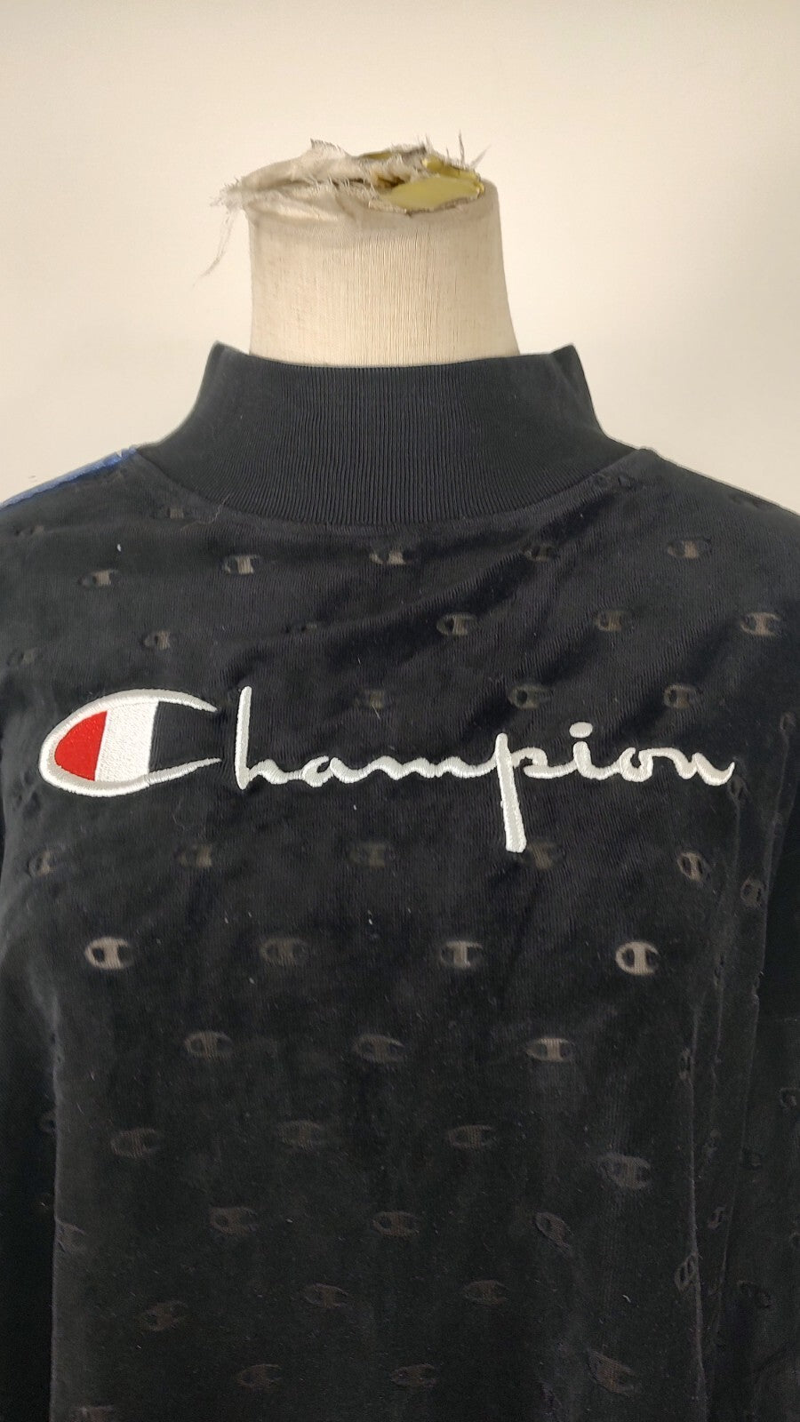 CHAMPION FELPA DONNA Tg L WOMAN CASUAL VINTAGE SPORT SWEATSHIRT