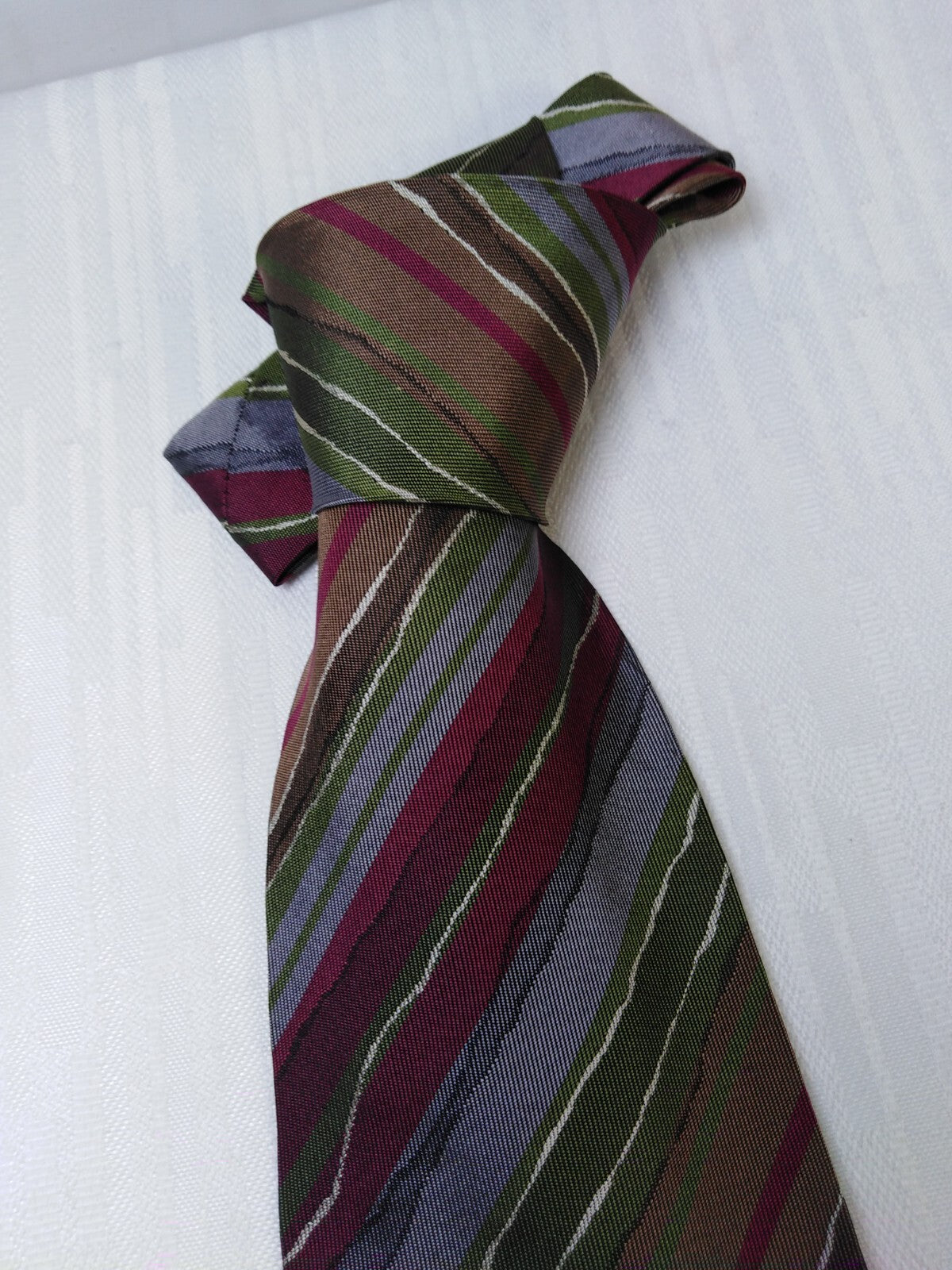 ENRICO COVERI 100% SILK TIE SETA CRAVATTA NECKTIE MADE IN ITALY CLASSIC