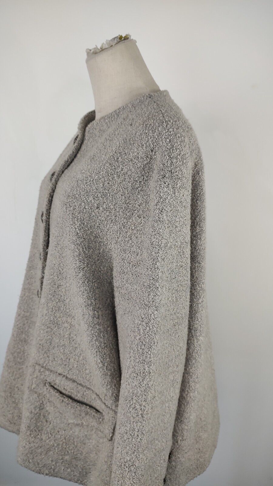 BYBLOS BLU CAPPOTTO LANA GIACCA DONNA 42 WOMAN COAT VINTAGE