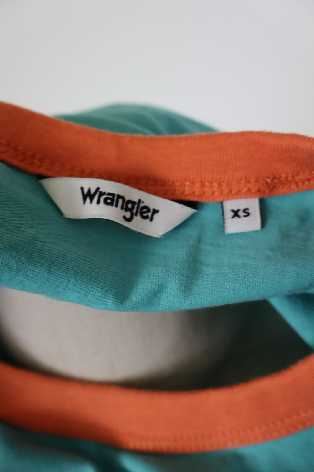 WRANGLER MAGLIA DONNA TG. XS WOMAN CASUAL VINTAGE T- SHIRT TOP COTONE