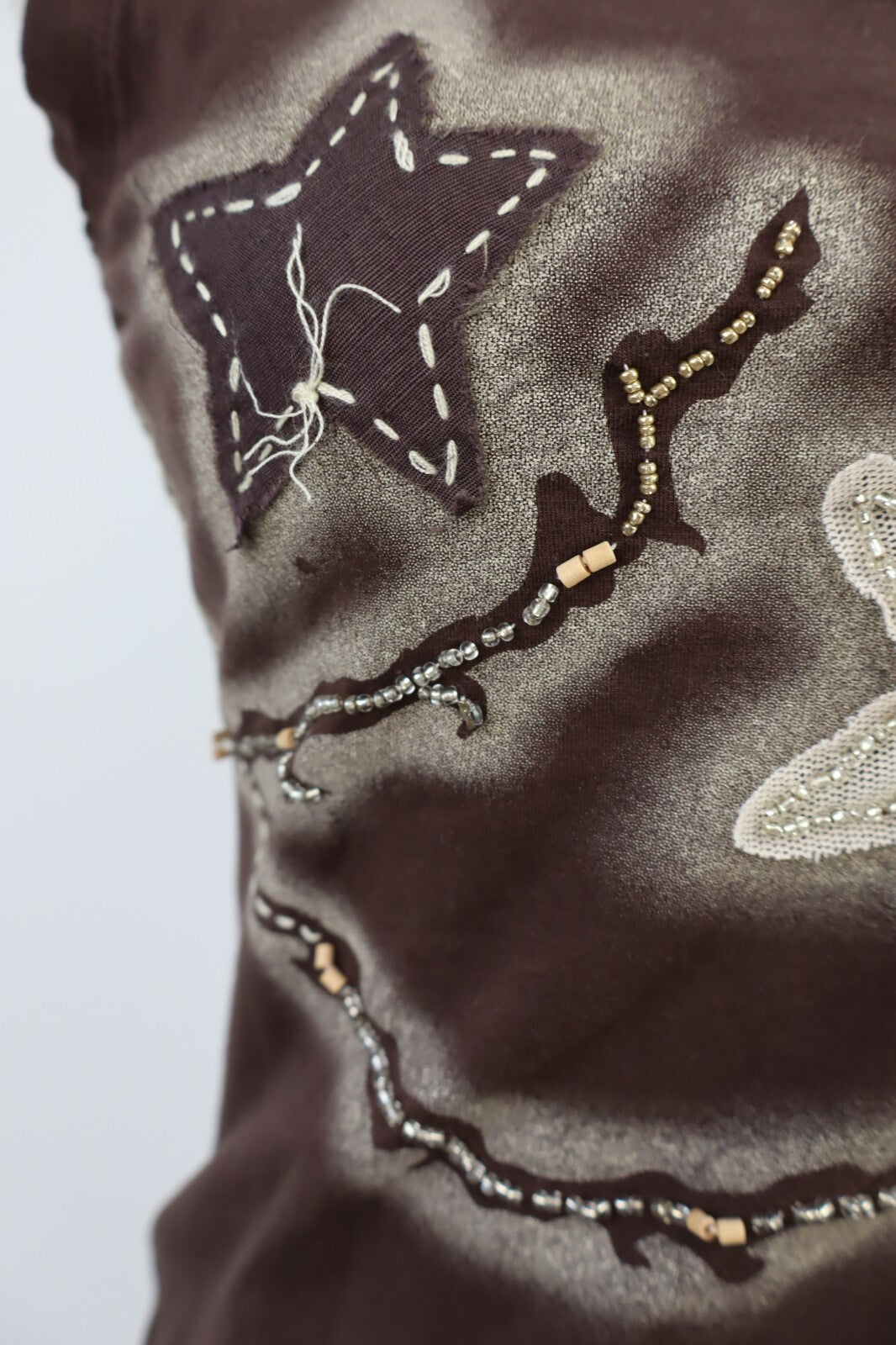 MAGLIA CROP TOP DONNA TG M WOMAN T-SHIRT INDIE GRUNGE GRAFIC VINTAGE Y2K 2000'S