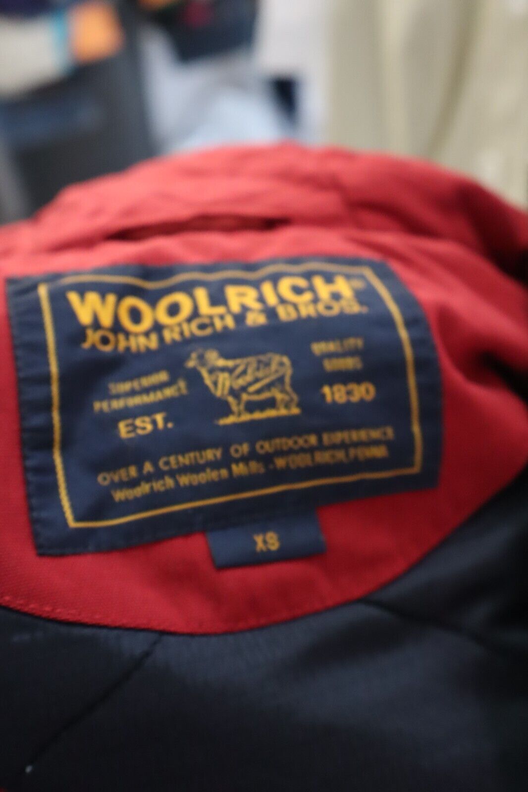 WOOLRICH GIUBBINO IMBOTTITO DONNA Tg XS WOMAN JACKET CASUAL VINTAGE
