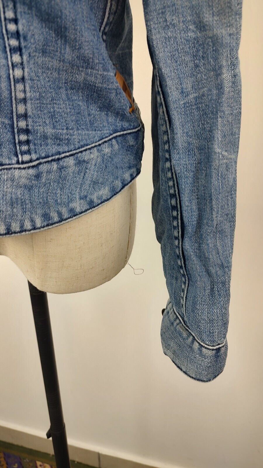 GAS GIACCA DONNA COTONE Tg M WOMAN CASUAL VINTAGE JACKET COTTON DENIM