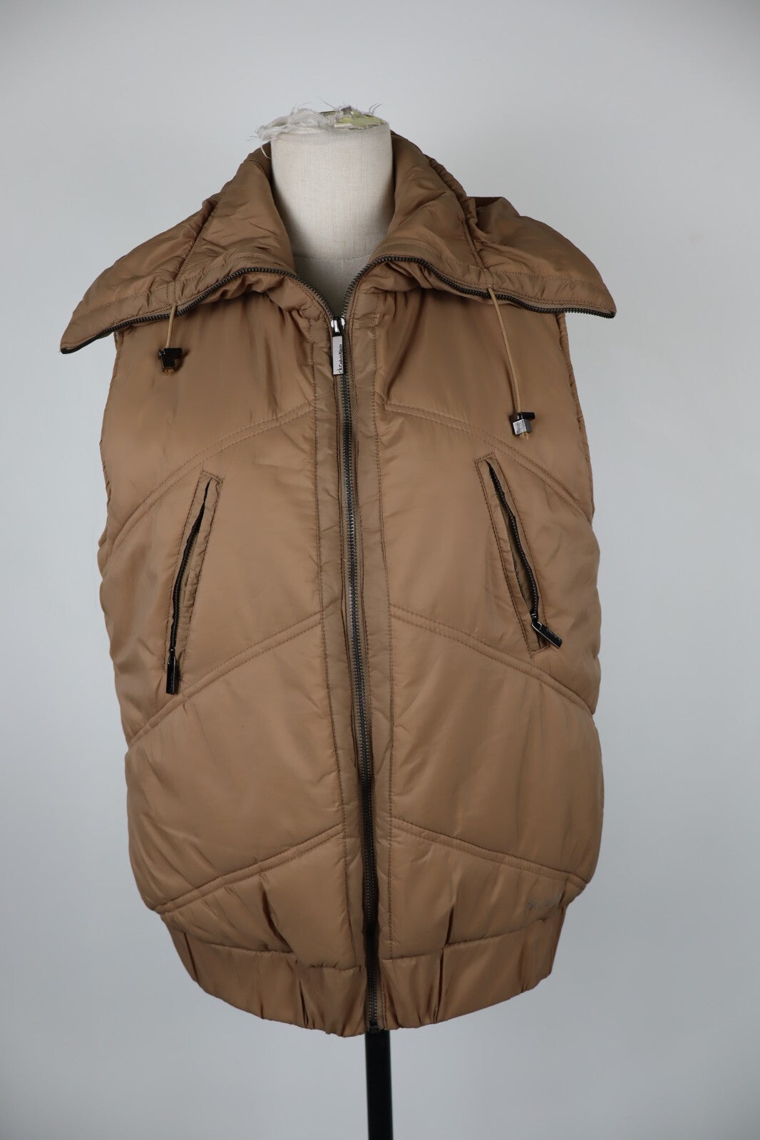 CALVIN KLEIN GIUBBINO SMANICATO GILET DONNA TG M WOMAN CASUAL JACKET VINTAGE