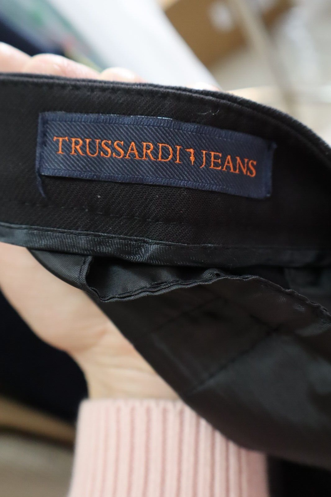 TRUSSARDI JEANS PANTALONE DONNA TG 44 WOMAN VINTAGE PANTS