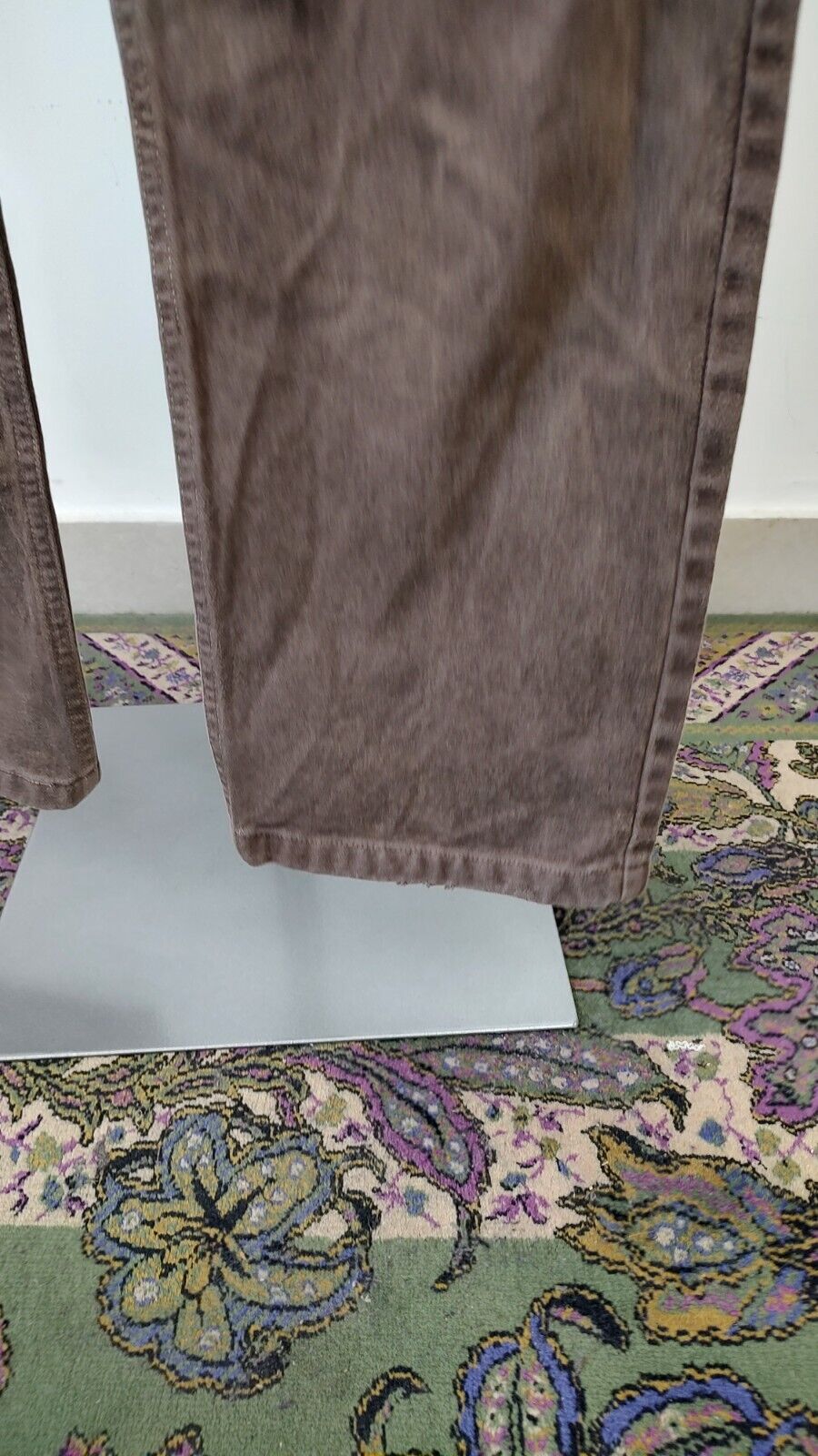 FRED PERRY PANTALONE CASUAL UOMO TG 48 MAN VINTAGE PANTS COTONE