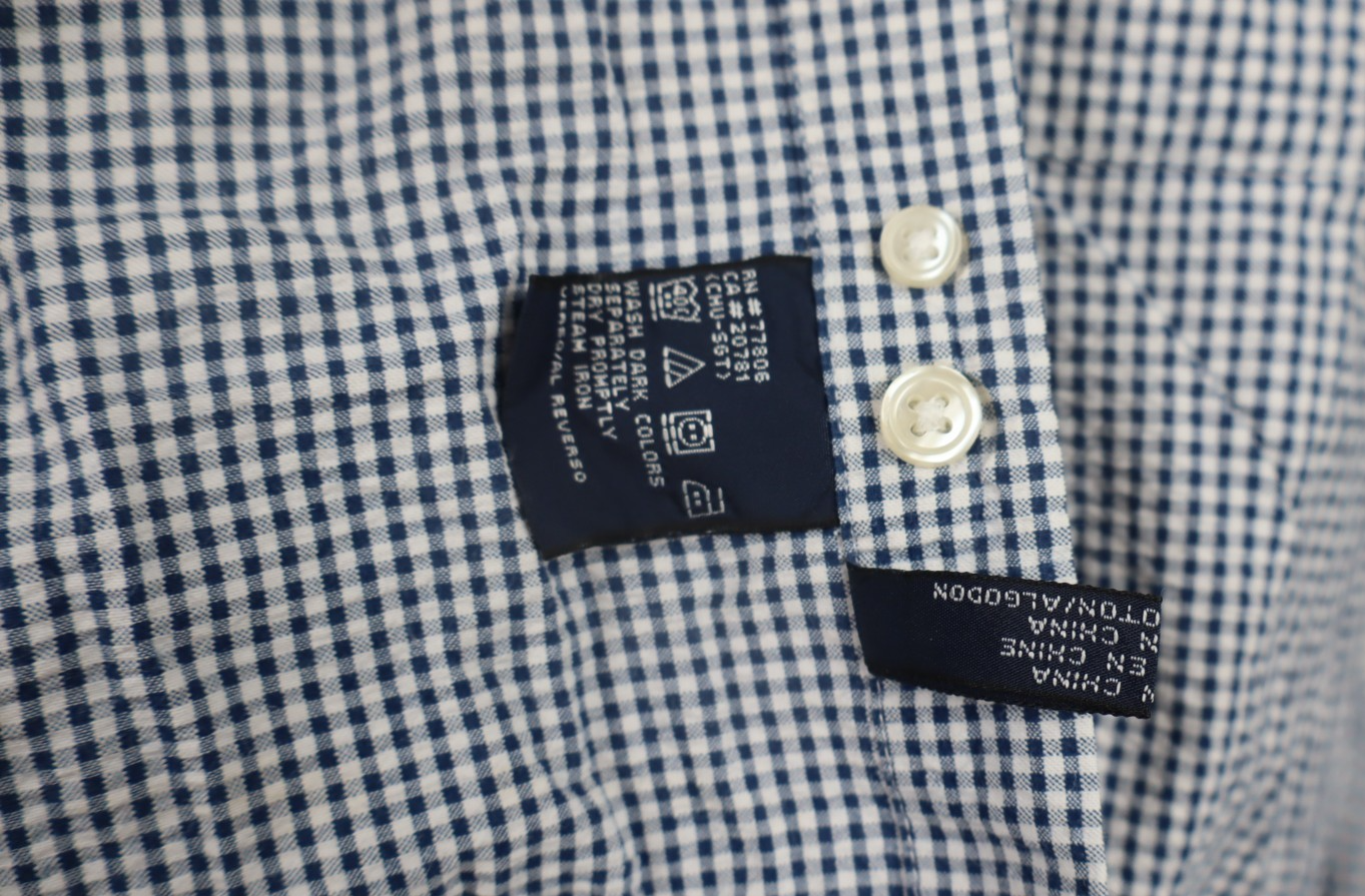 TOMMY HILFIGER CAMICIA UOMO TG. M MAN CASUAL SHIRT VINTAGE SHIRT COTONE COTTON