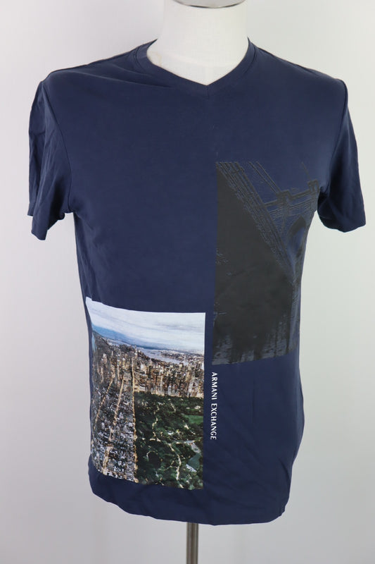 ARMANI EXCHANGE MAGLIA UOMO COTONE TG S MAN COTTON T-SHIRT CASUAL VINTAGE