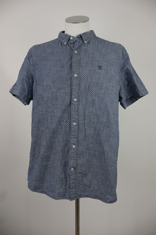 TIMBERLAND CAMICIA UOMO COTONE TG. XL MAN CASUAL VINTAGE COTTON SHIRT