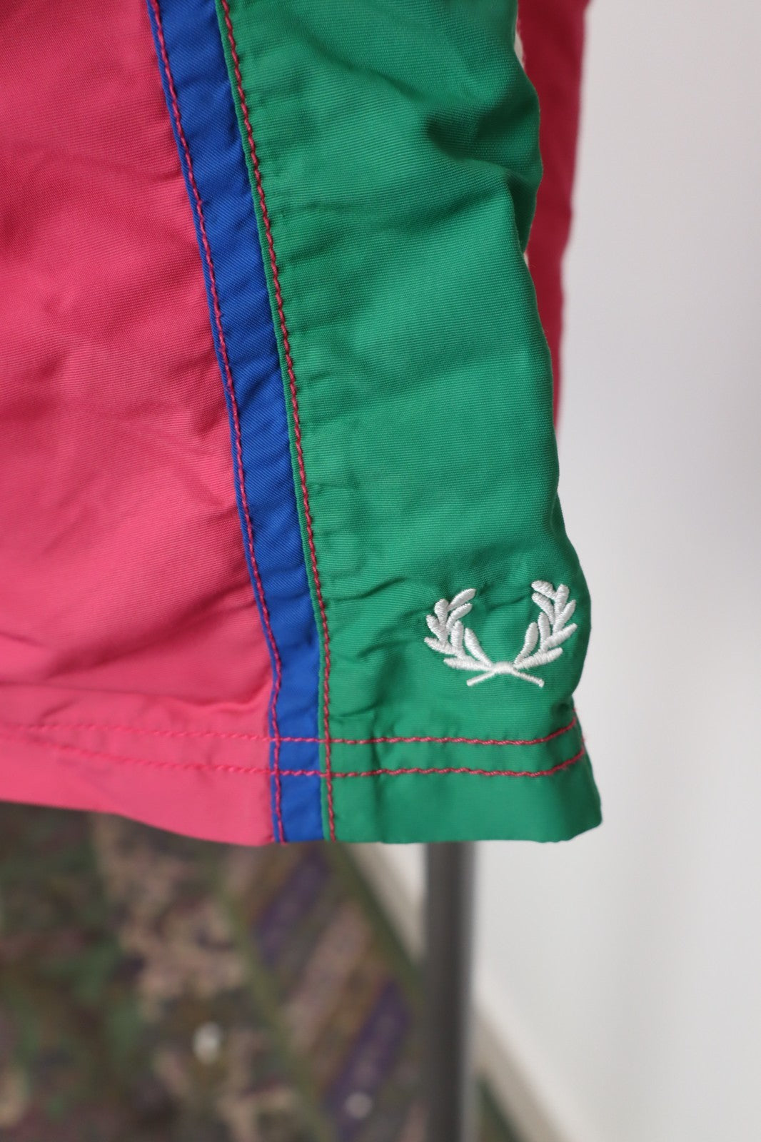 FRED PERRY COSTUME PANTALONCINO MARE UOMO TG 2XL MAN SWIMSUIT VINTAGE CASUAL