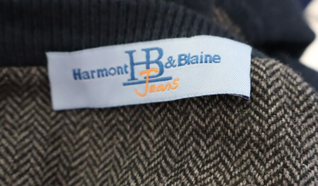 HARMONT & BLAINE MAGLIONE UOMO Tg. S MAN SWEATER CASUAL COTONE CASHMERE LANA